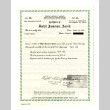 Certificate of social insurance award (ddr-csujad-42-32)