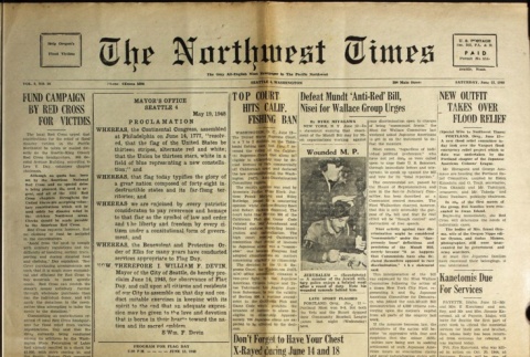The Northwest Times Vol. 2 No. 50 (June 12, 1948) (ddr-densho-229-118)