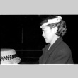 Chizuko with drum (ddr-densho-1007-1229)