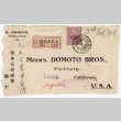 envelope to Domoto Bros. (ddr-densho-356-191)