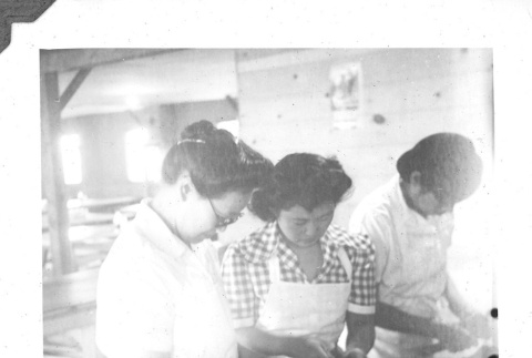 Camp mess hall workers (ddr-densho-157-60)