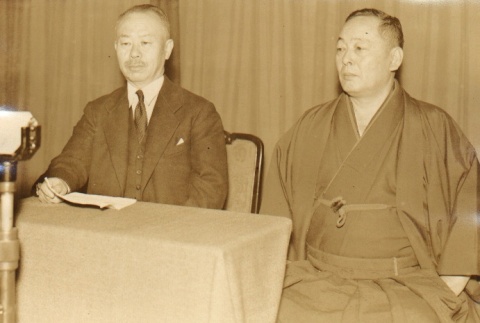 Masanori Katsu and a Seiyu Party leader (ddr-njpa-4-664)