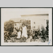 Two girls in garden (ddr-densho-378-624)