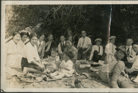 Group at a picnic (ddr-densho-321-565)