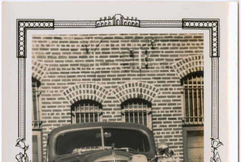 Boy and girl standing in front of car (ddr-densho-426-1926)