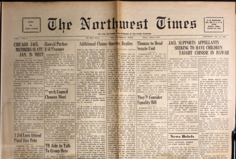 The Northwest Times Vol. 3 No. 5 (January 15, 1949) (ddr-densho-229-172)