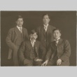 Portrait of four men (ddr-densho-321-535)