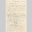 Letter from Tadashi Ishida to Mr. & Mrs. Y Ishida (ddr-densho-535-96)