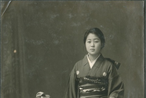 A woman and child in kimono (ddr-densho-321-552)