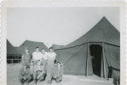 Group photograph on a military base (ddr-densho-296-220)