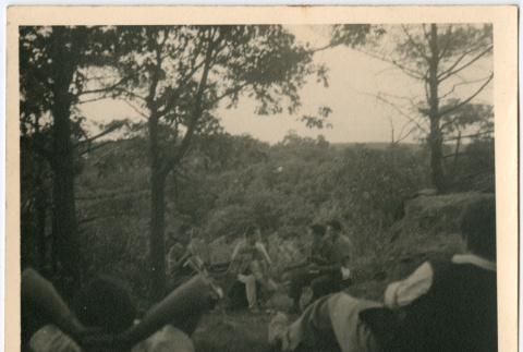 Outdoor chamber music gathering (ddr-densho-329-835)