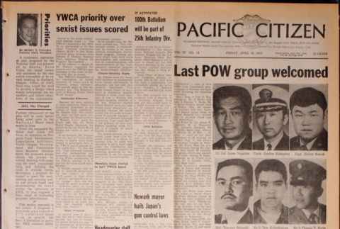 Pacific Citizen, Vol. 76, No. 14, (April 13, 1973) (ddr-pc-45-14)