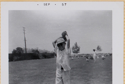 Boy pitching (ddr-densho-522-340)