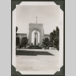 Arch with statue and Tower of the Sun (ddr-densho-475-479)