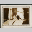Baby laying on blanket (ddr-densho-359-921)