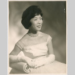 Studio portrait of woman (ddr-densho-430-340)