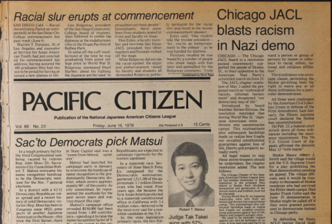 Pacific Citizen, Vol. 86, No. 23 (June 16, 1978) (ddr-pc-50-23)