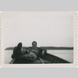Eiichi Yamashita relaxing in a row boat (ddr-densho-296-99)