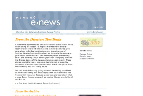 Densho eNews, June 2007 (ddr-densho-431-9)