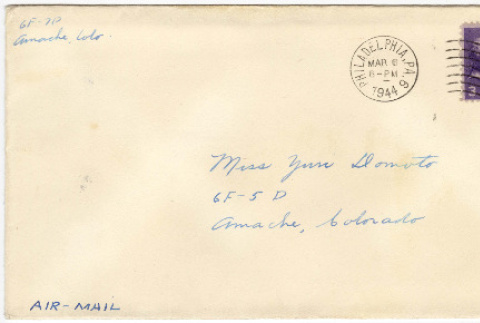 Letter to Yuri Domoto from Richard Tsukada (ddr-densho-356-436)