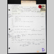 Eric Saul camera notes for Nisei Soldier (ddr-densho-1007-1393)