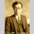 Portrait of Minoru Nakano, a writer (ddr-njpa-4-1263)