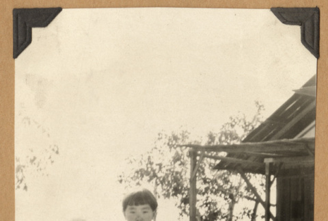 Two children holding hands (ddr-densho-542-170)