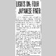 Lights On; Four Japanese Fined (December 11, 1941) (ddr-densho-56-539)