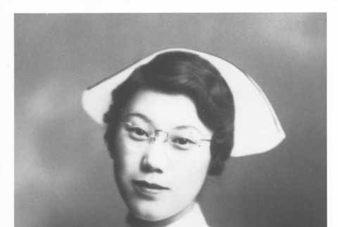 Japanese American nurse (ddr-densho-109-17)