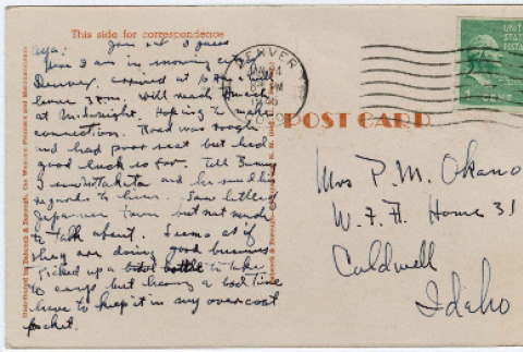 Letter from Phil Okano to Alice Okano (ddr-densho-359-1224)