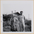 Hardy Shiomi with woman (ddr-densho-522-427)