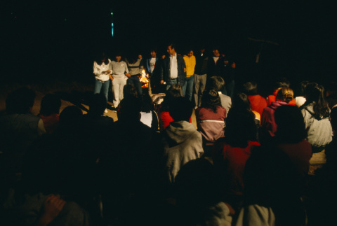 Campers during the candlelight service (ddr-densho-336-1437)