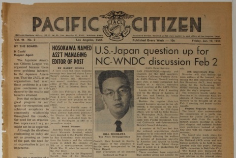 Pacific Citizen,Vol. 46, No. 2 (January 10, 1958) (ddr-pc-30-2)