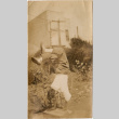 Man doing handstand on box (ddr-densho-426-1417)