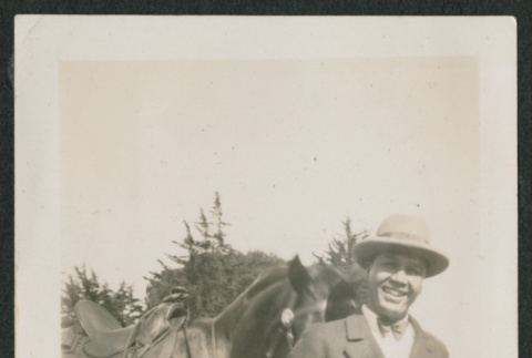 With a horse (ddr-densho-378-279)