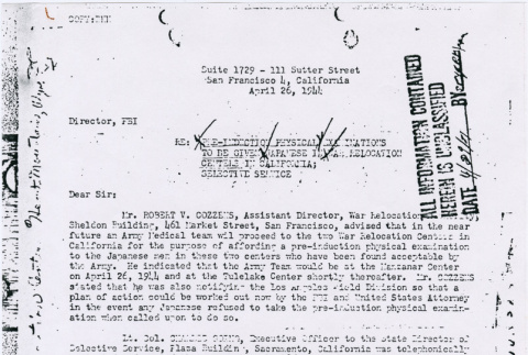 Letter to Director, FBI (ddr-densho-122-392)