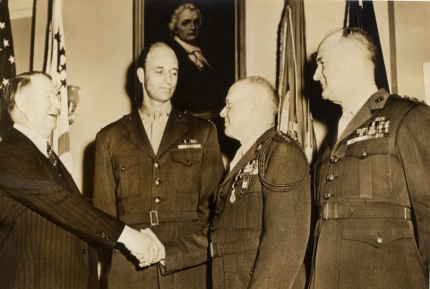 Military leaders at an award ceremony (ddr-njpa-1-2288)