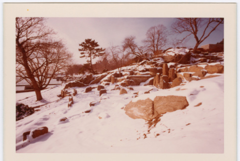 Snowy hillside (ddr-densho-377-1734)