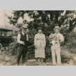 Group photo of two men, one woman, and a little girl (ddr-densho-348-70)