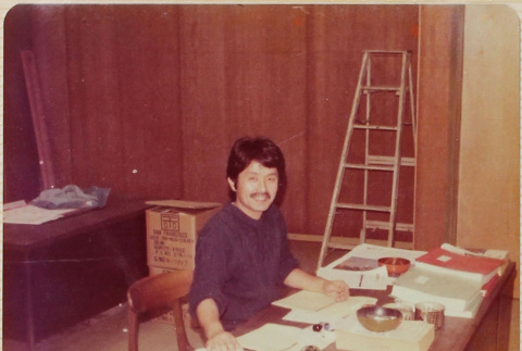Man at desk (ddr-densho-426-1238)