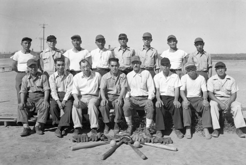 Baseball team in Minidoka (ddr-fom-1-593)