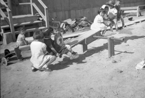 Children playing on the school playground (ddr-fom-1-829)
