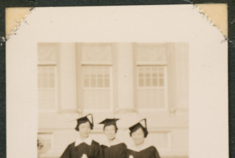 Three graduates (ddr-densho-433-783)