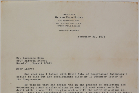Letter from Oliver Ellis Stone to Lawrence Fumio Miwa (ddr-densho-437-150)