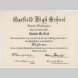 High School diploma and Honor Society certificate (ddr-densho-430-249)