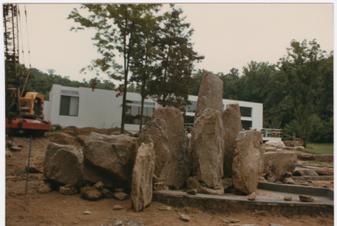 Rock feature under construction (ddr-densho-377-1943)