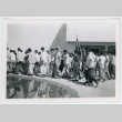 Students on their way to the last assembly (ddr-densho-37-2130)