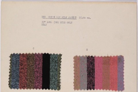 Fabric Swatches (ddr-densho-424-419)