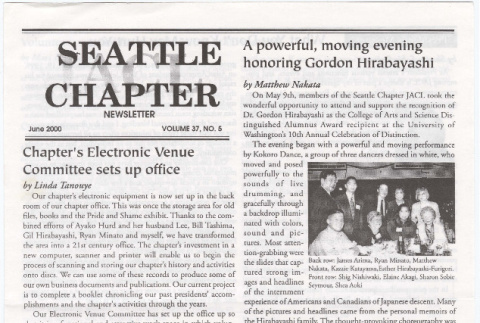 Seattle Chapter, JACL Reporter, Vol. 37, No. 6, June 2000 (ddr-sjacl-1-479)
