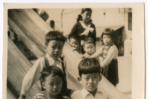 Group of children outside (ddr-densho-433-596)